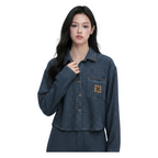 Cropped Shirt – Denim