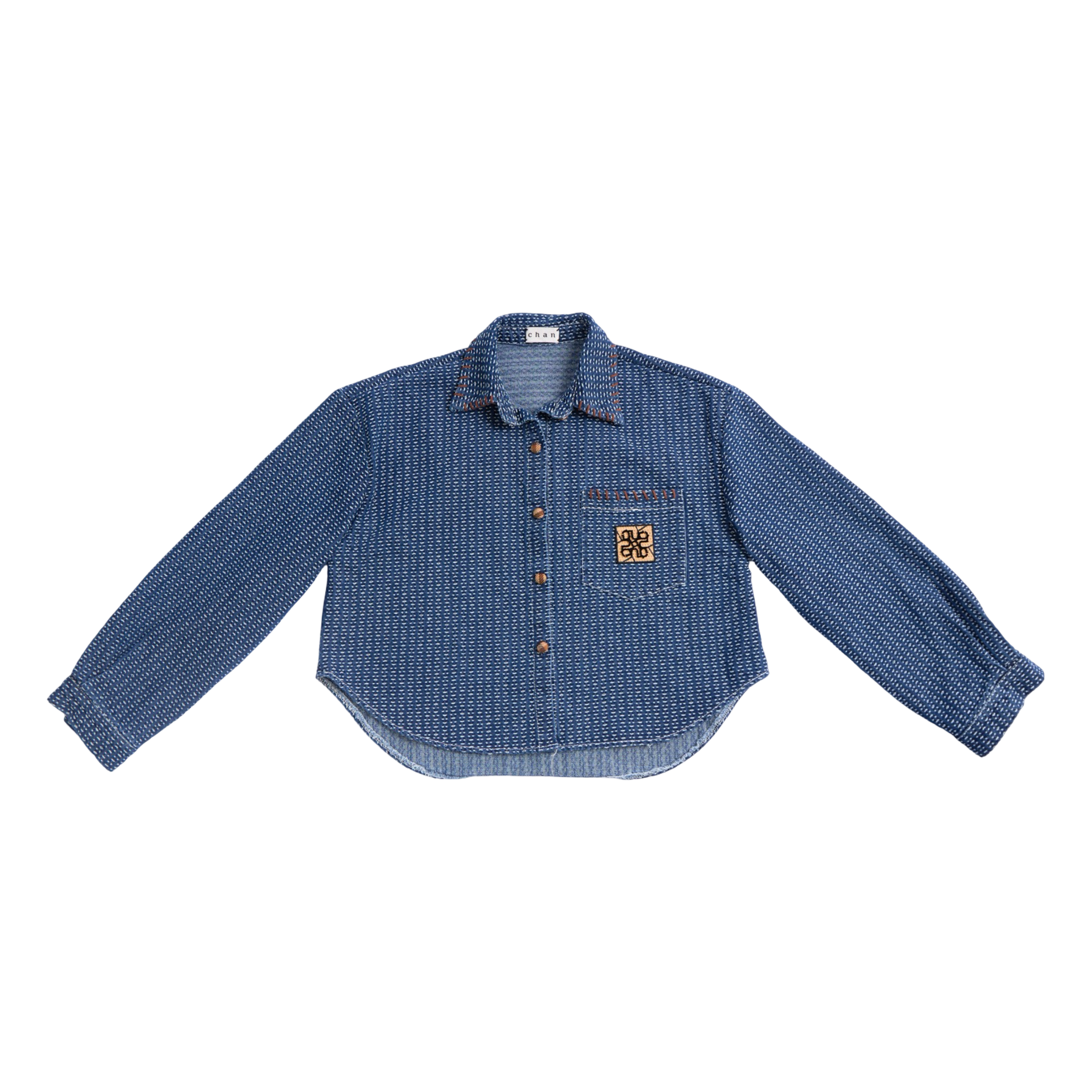 Cropped Shirt – Denim