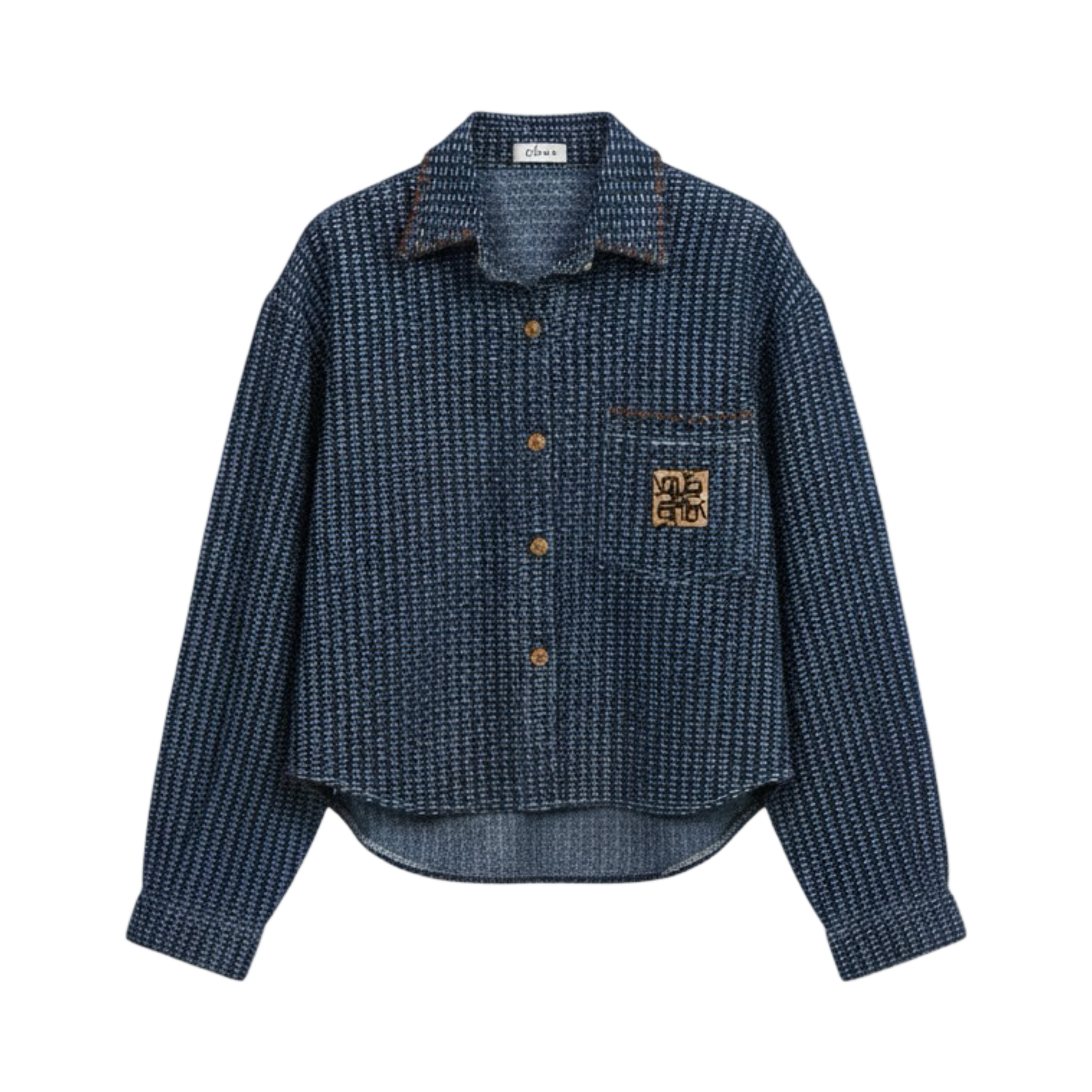 Cropped Shirt – Denim