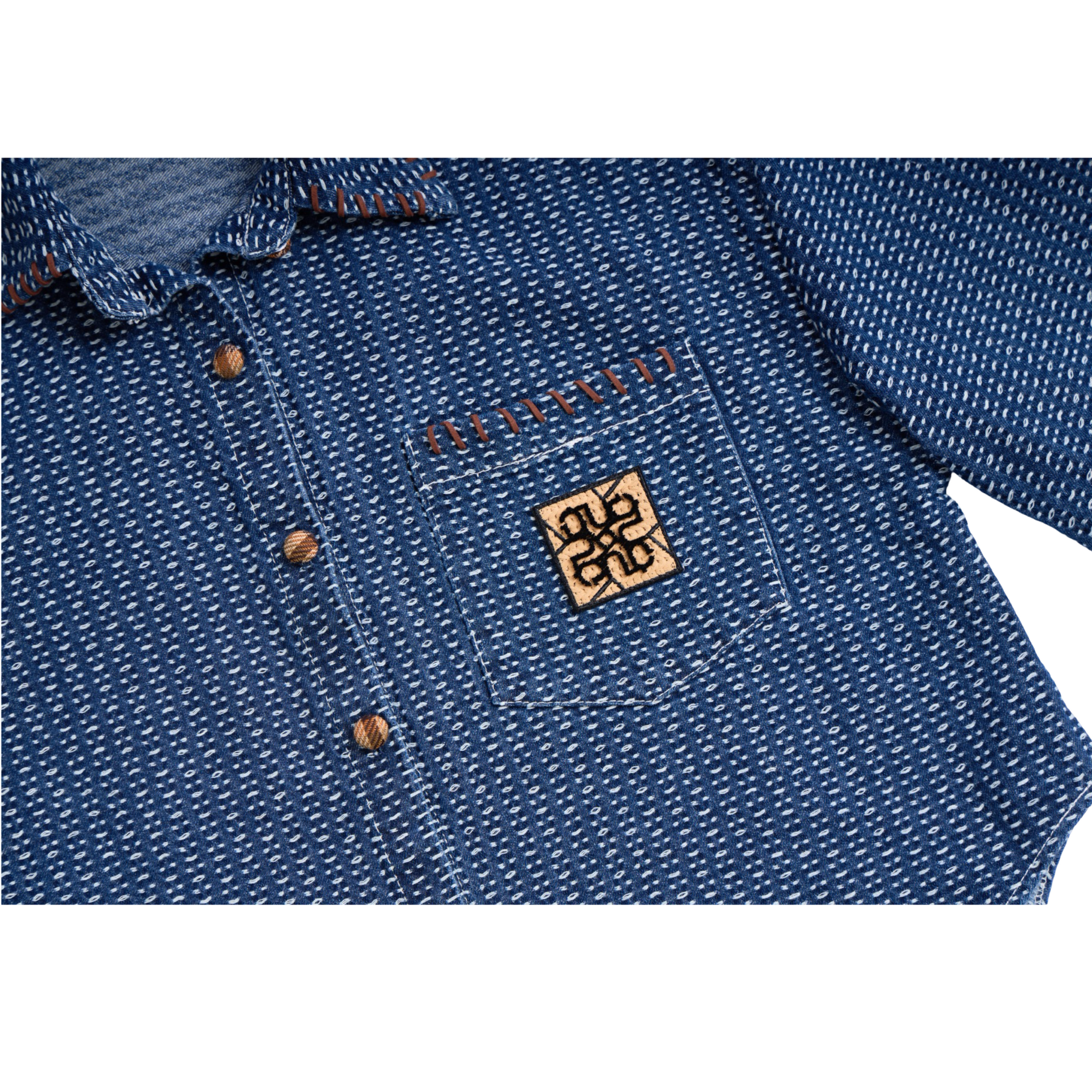 Cropped Shirt – Denim