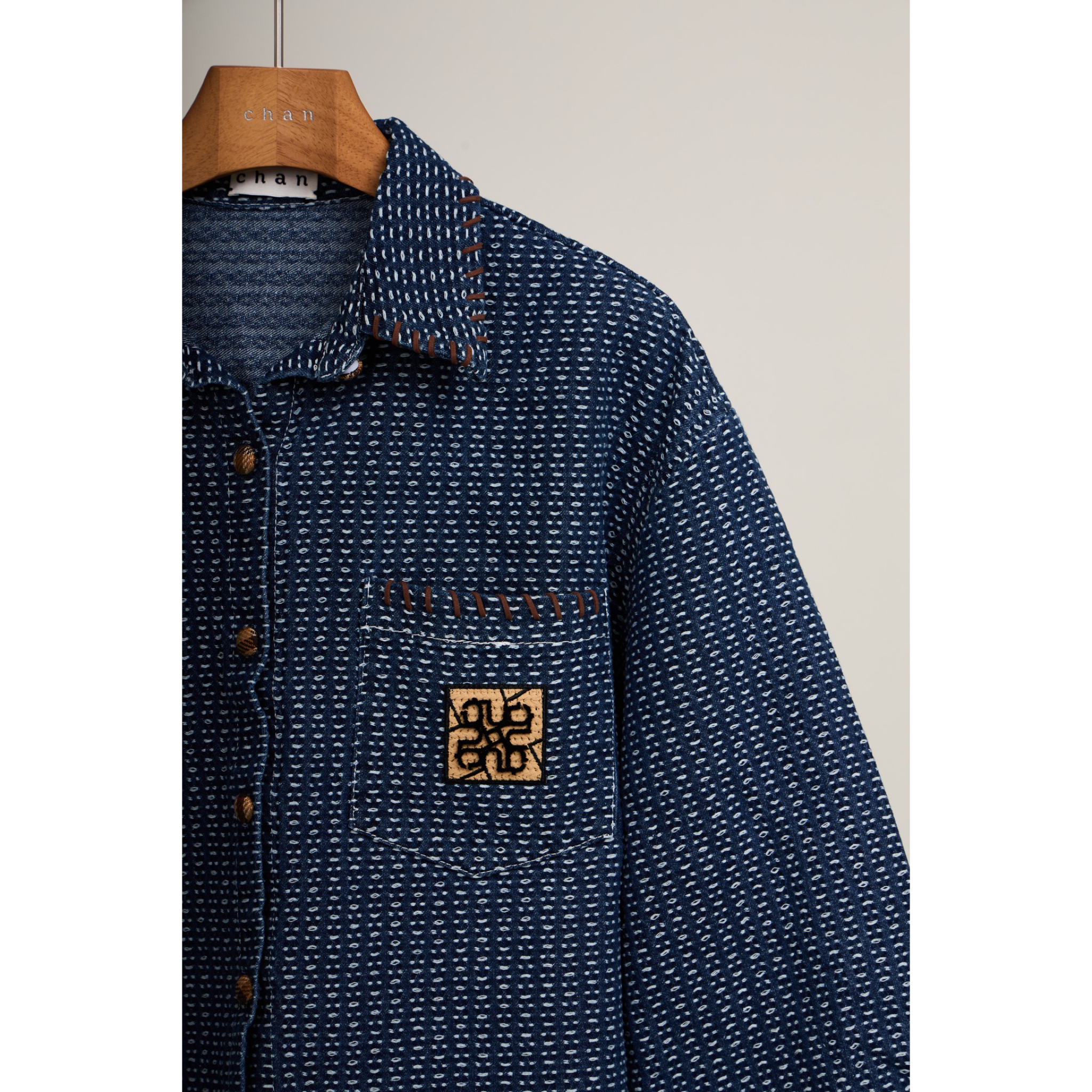 Cropped Shirt – Denim
