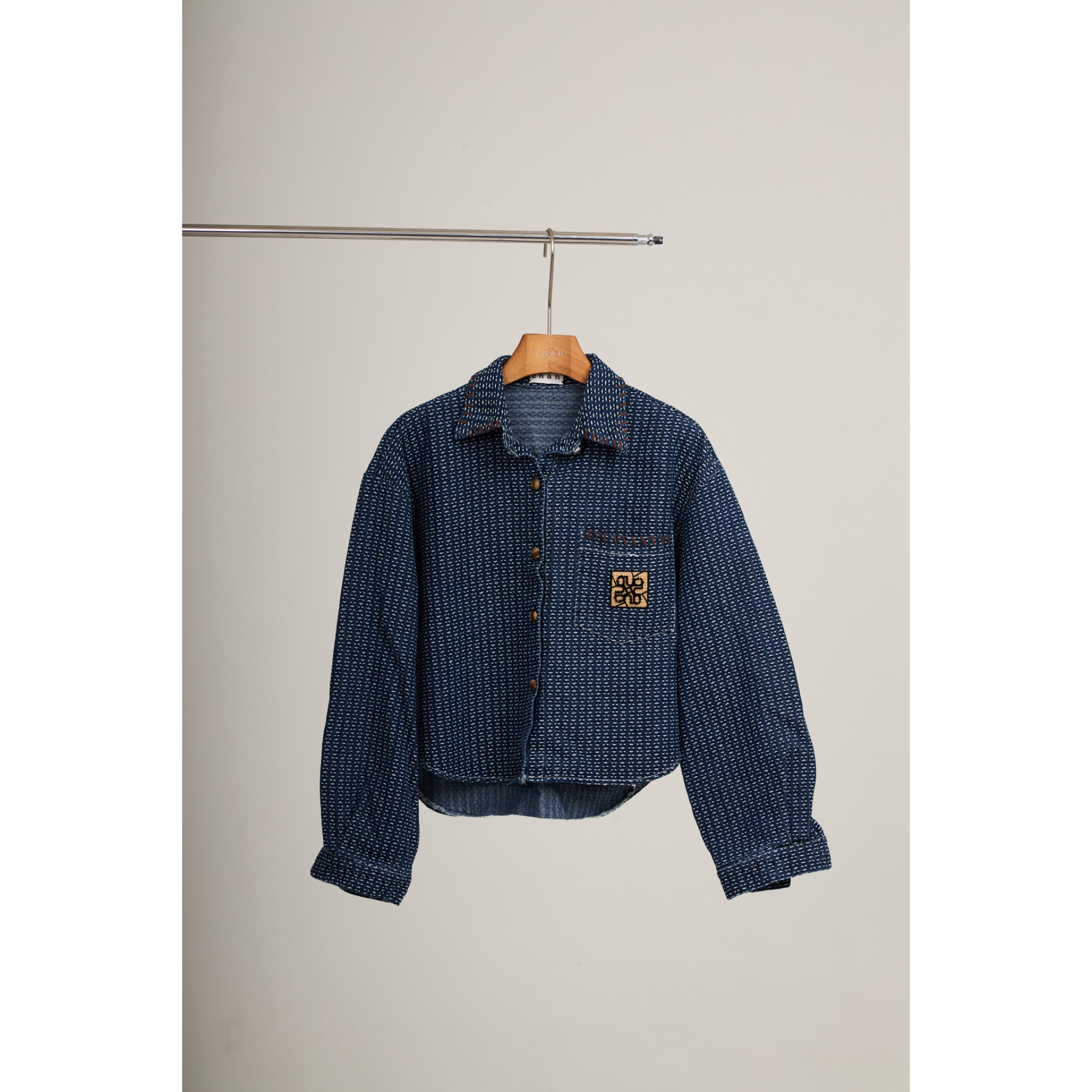 Cropped Shirt – Denim