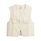 Coated Vest – White