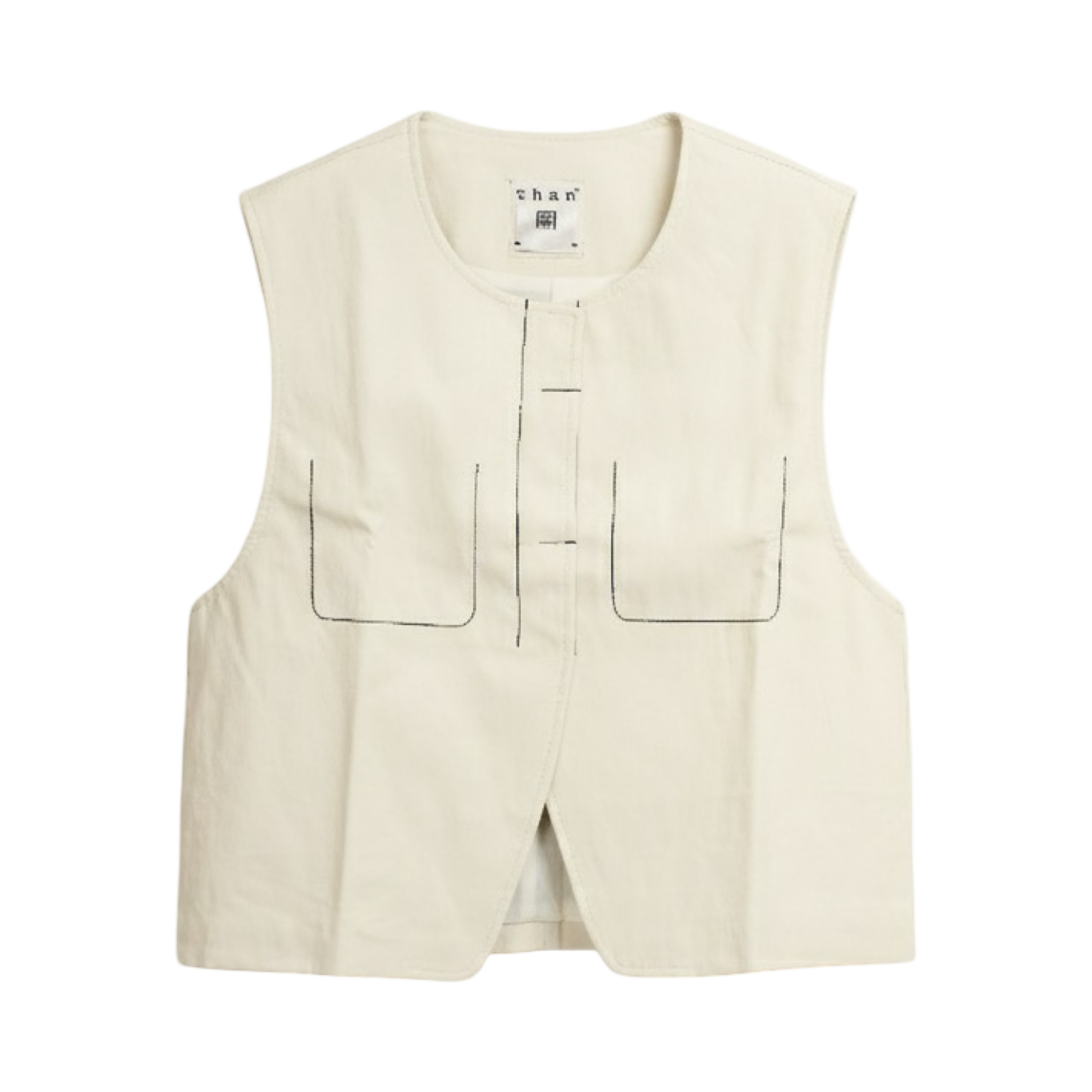 Coated Vest – White
