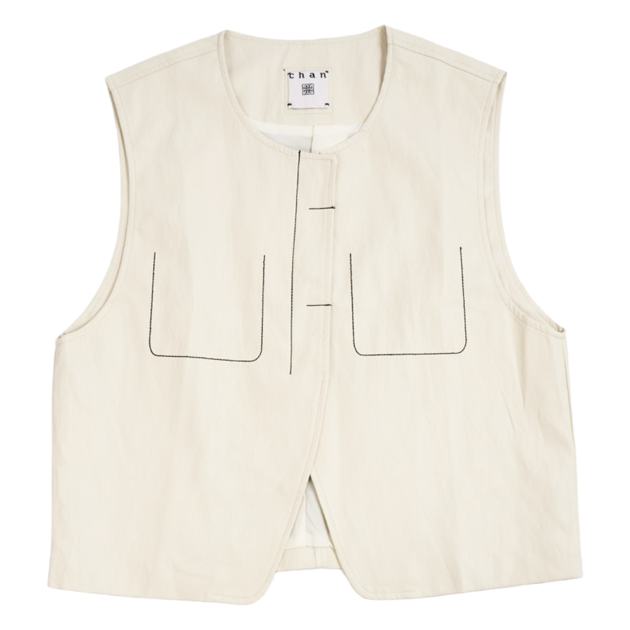 Coated Vest – White
