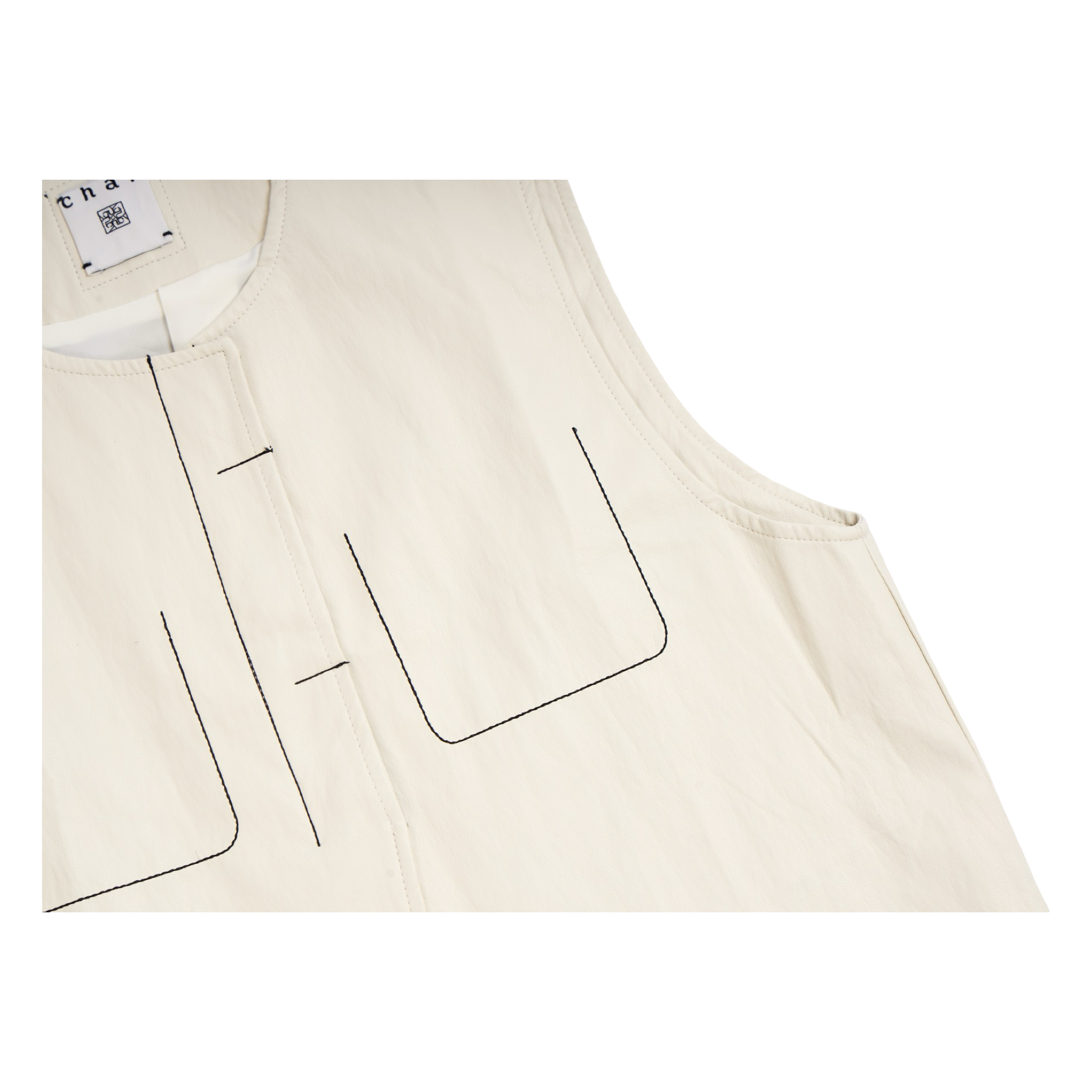Coated Vest – White