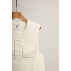 Coated Vest – White