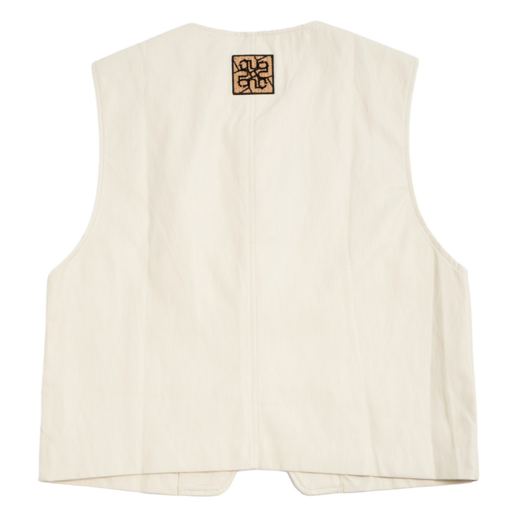 Coated Vest – White