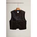 Coated Vest – Black