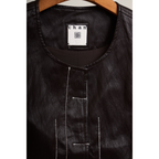 Coated Vest – Black