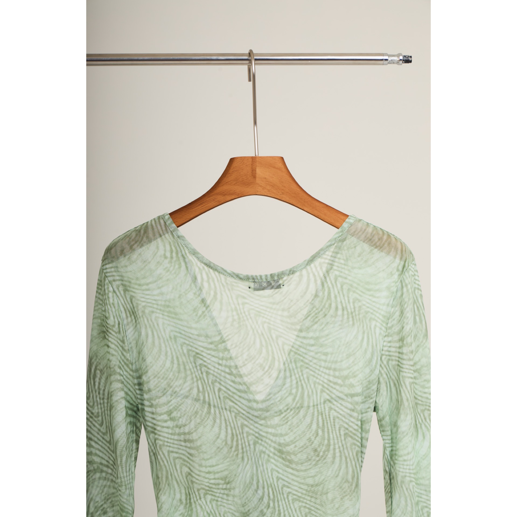 Twist Front Cutout Maxi Dress – Green