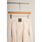 Pleated Skirt – Cream