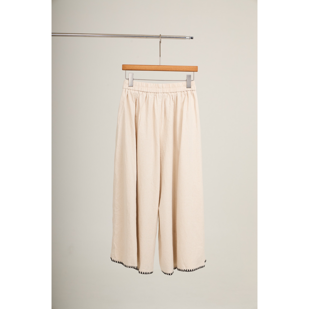 Pleated Skirt – Cream
