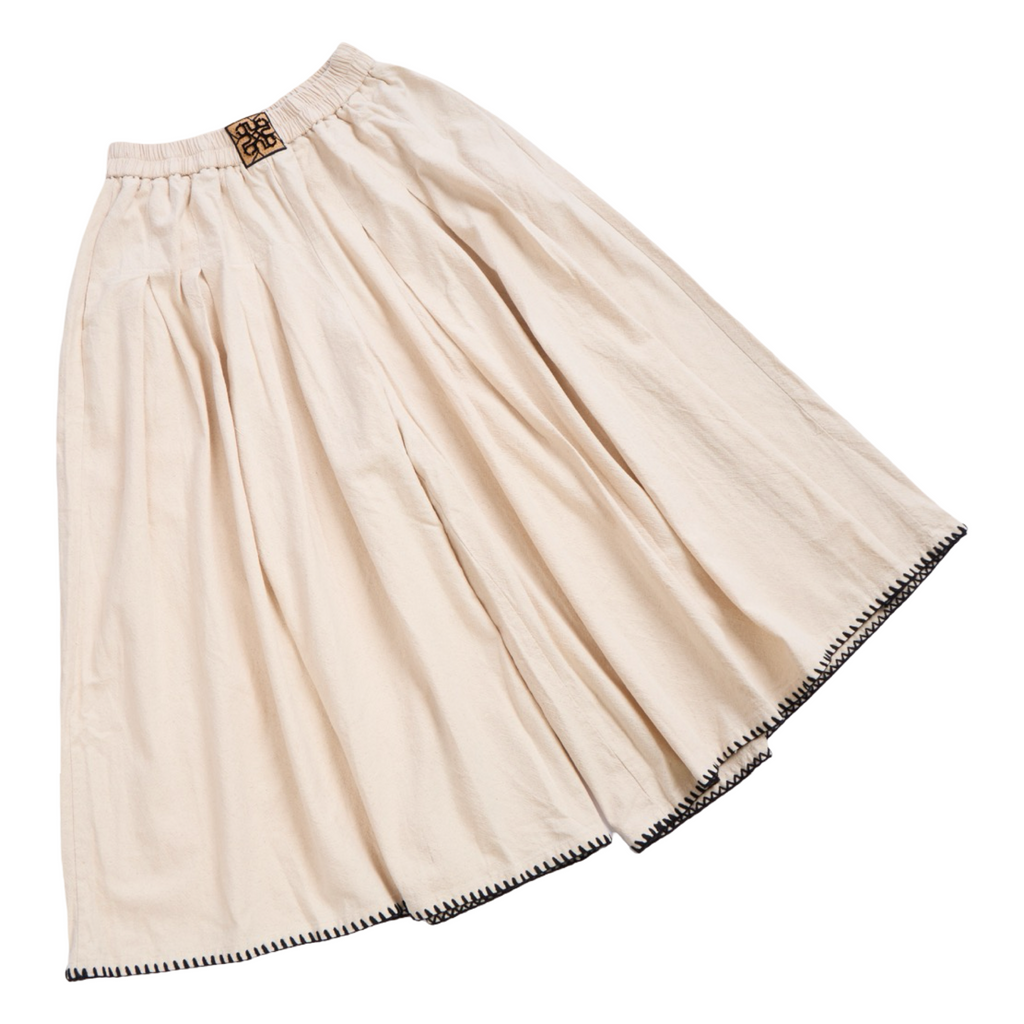 Pleated Skirt – Cream