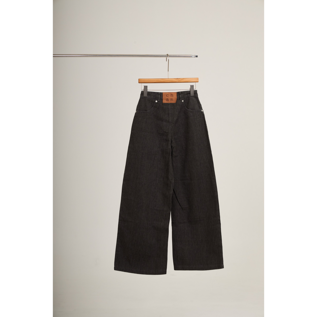Utility Straight Jeans – Dark Grey