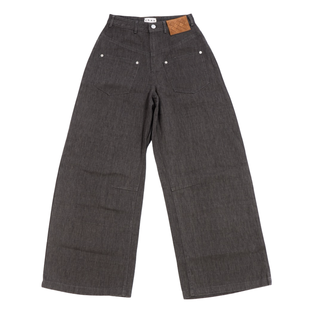 Utility Straight Jeans – Dark Grey