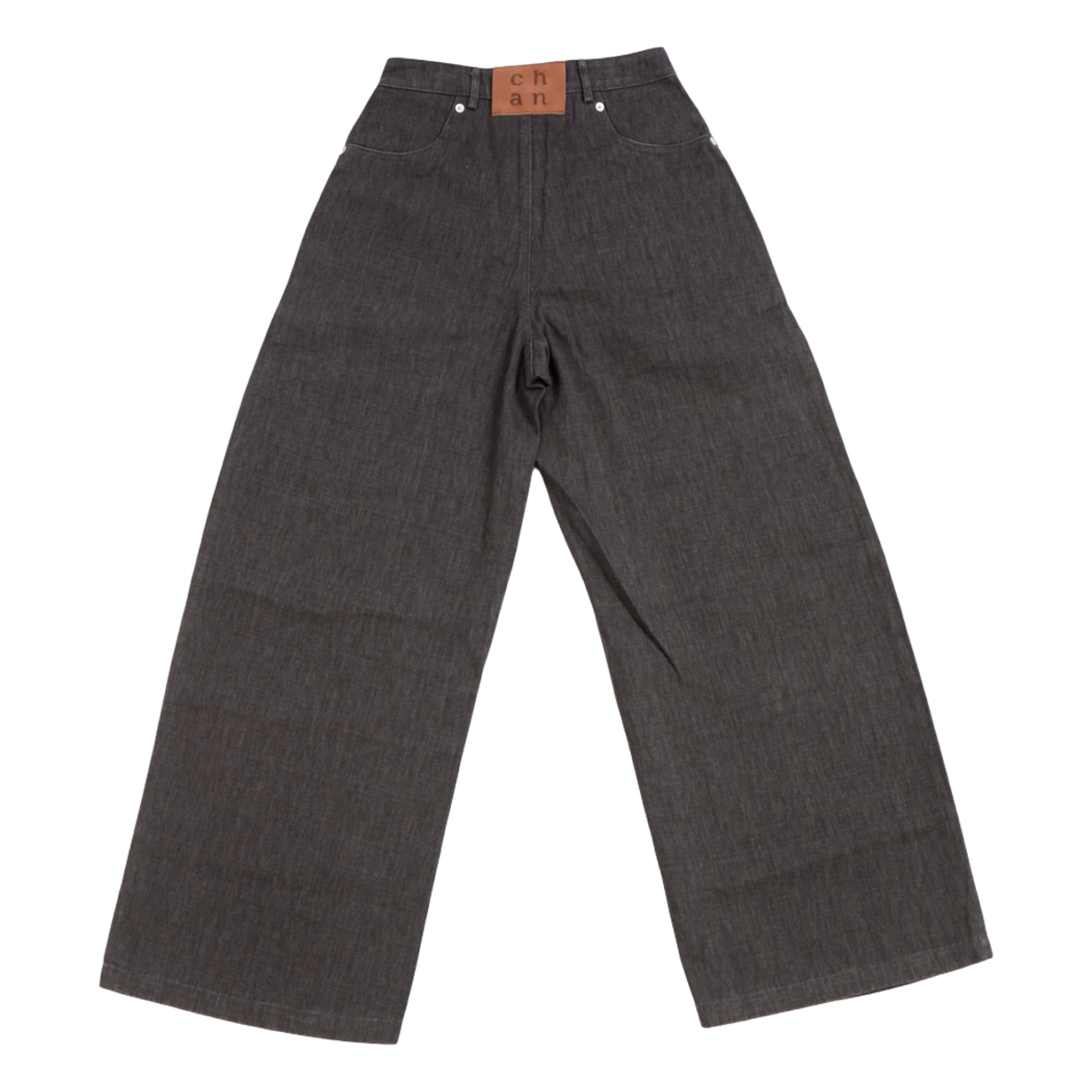 Utility Straight Jeans – Dark Grey