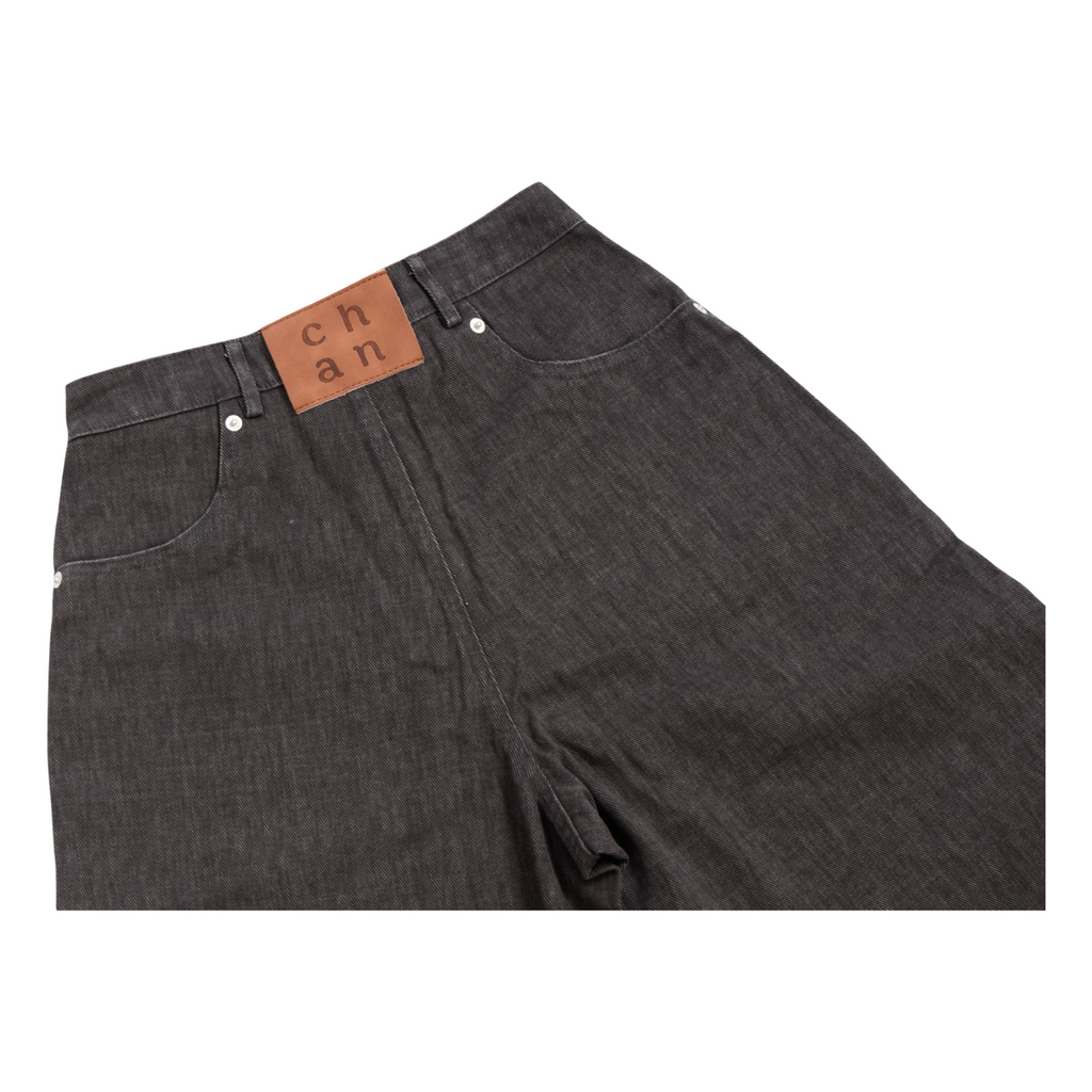 Utility Straight Jeans – Dark Grey