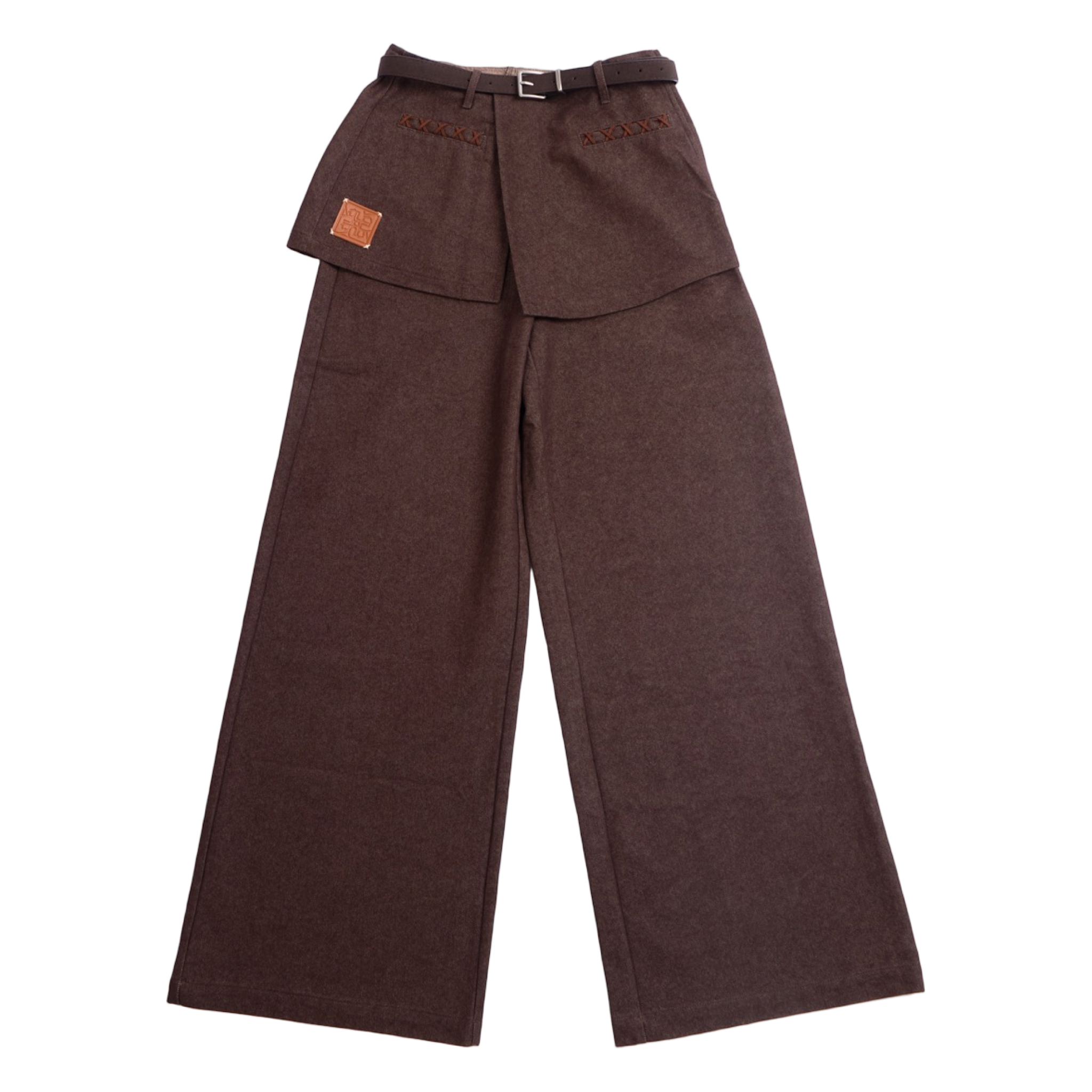 Overlay Waist Trousers – Black