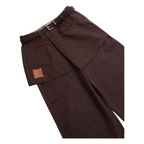 Overlay Waist Trousers – Black