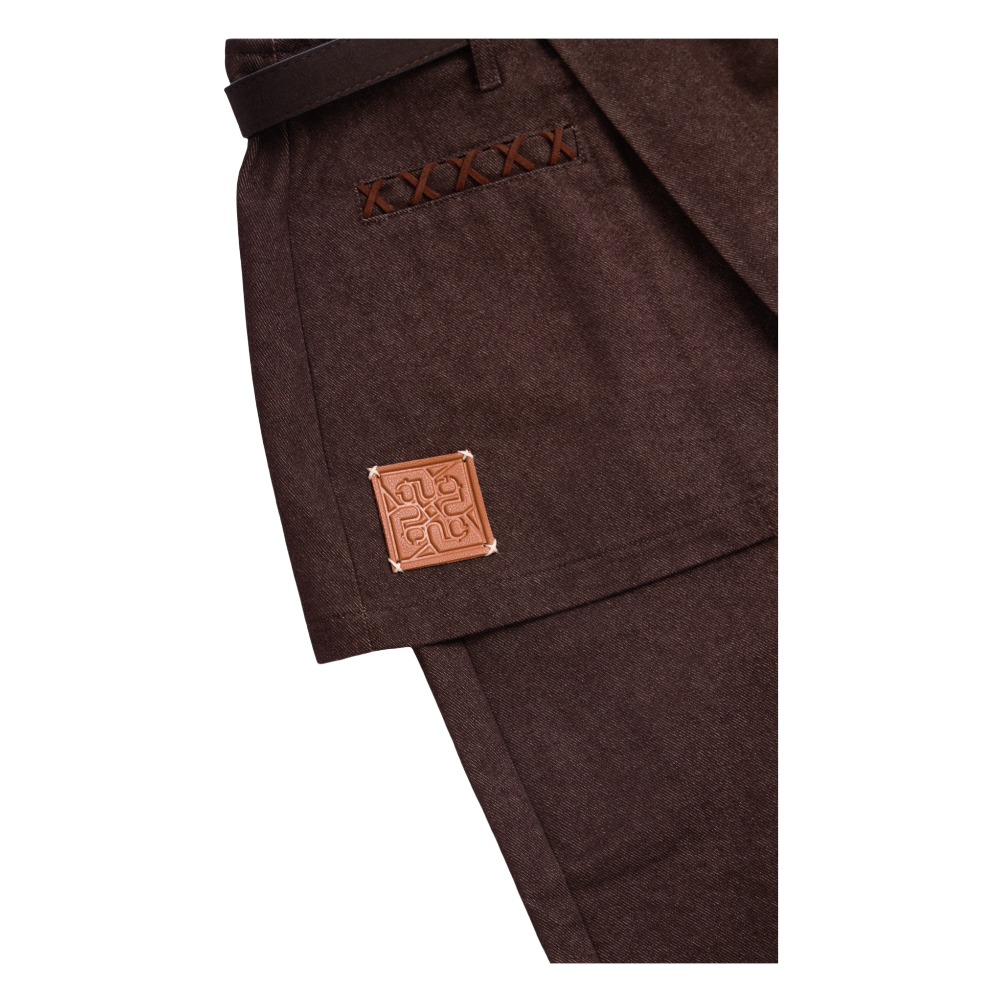 Overlay Waist Trousers – Black