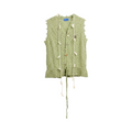 Sleeveless Knit Top – Green