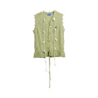 Sleeveless Knit Top – Green