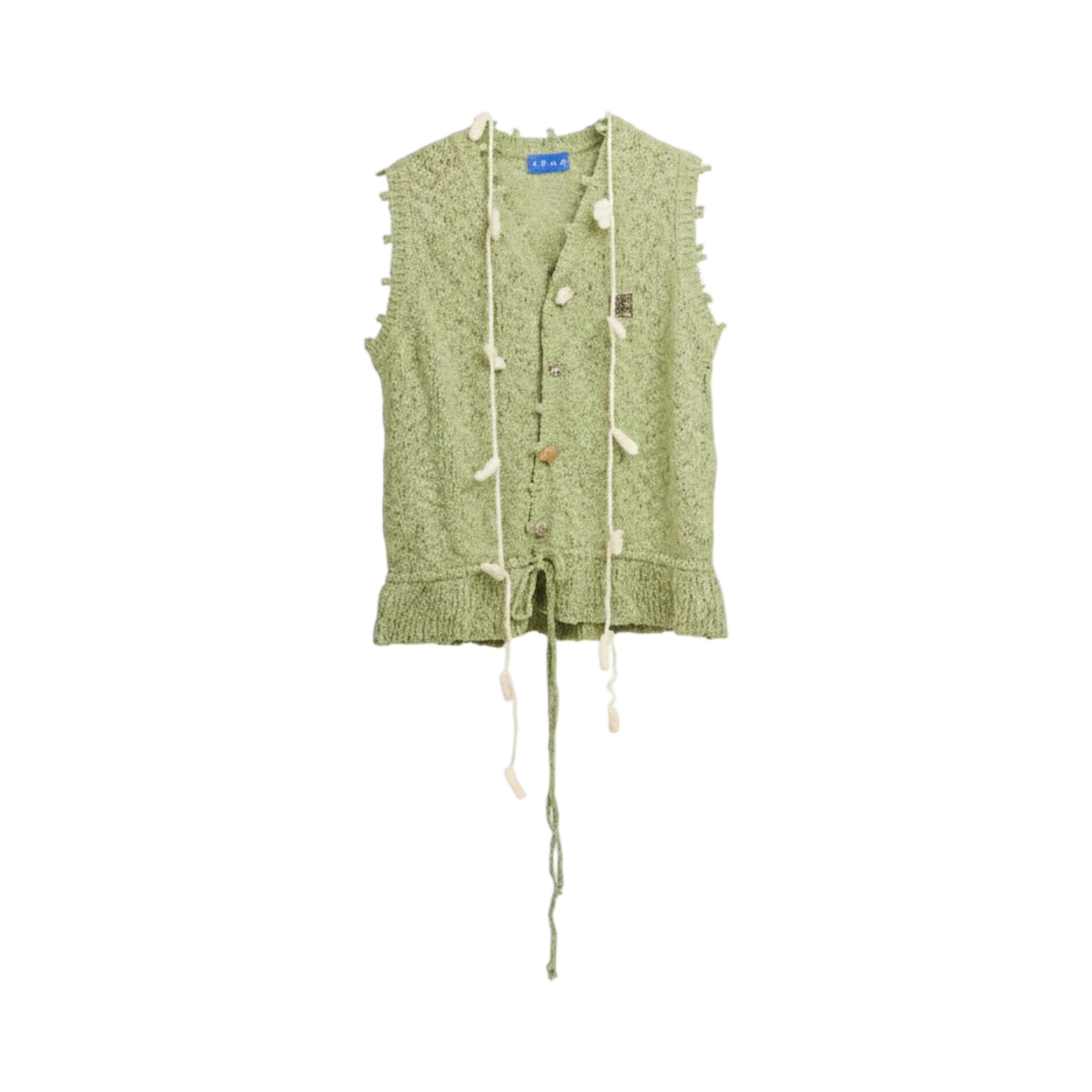 Sleeveless Knit Top – Green