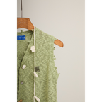 Sleeveless Knit Top – Green