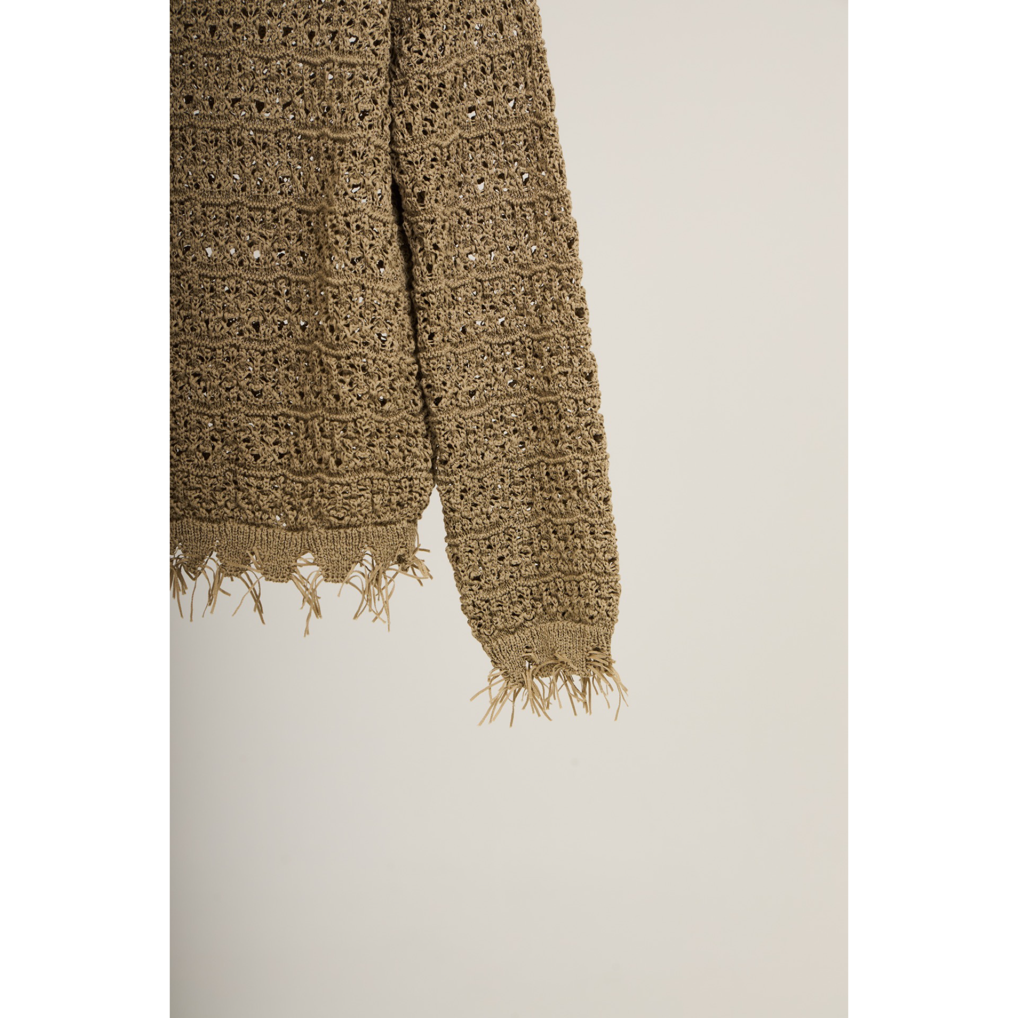 Lace Petal Collar Shirt – Olive