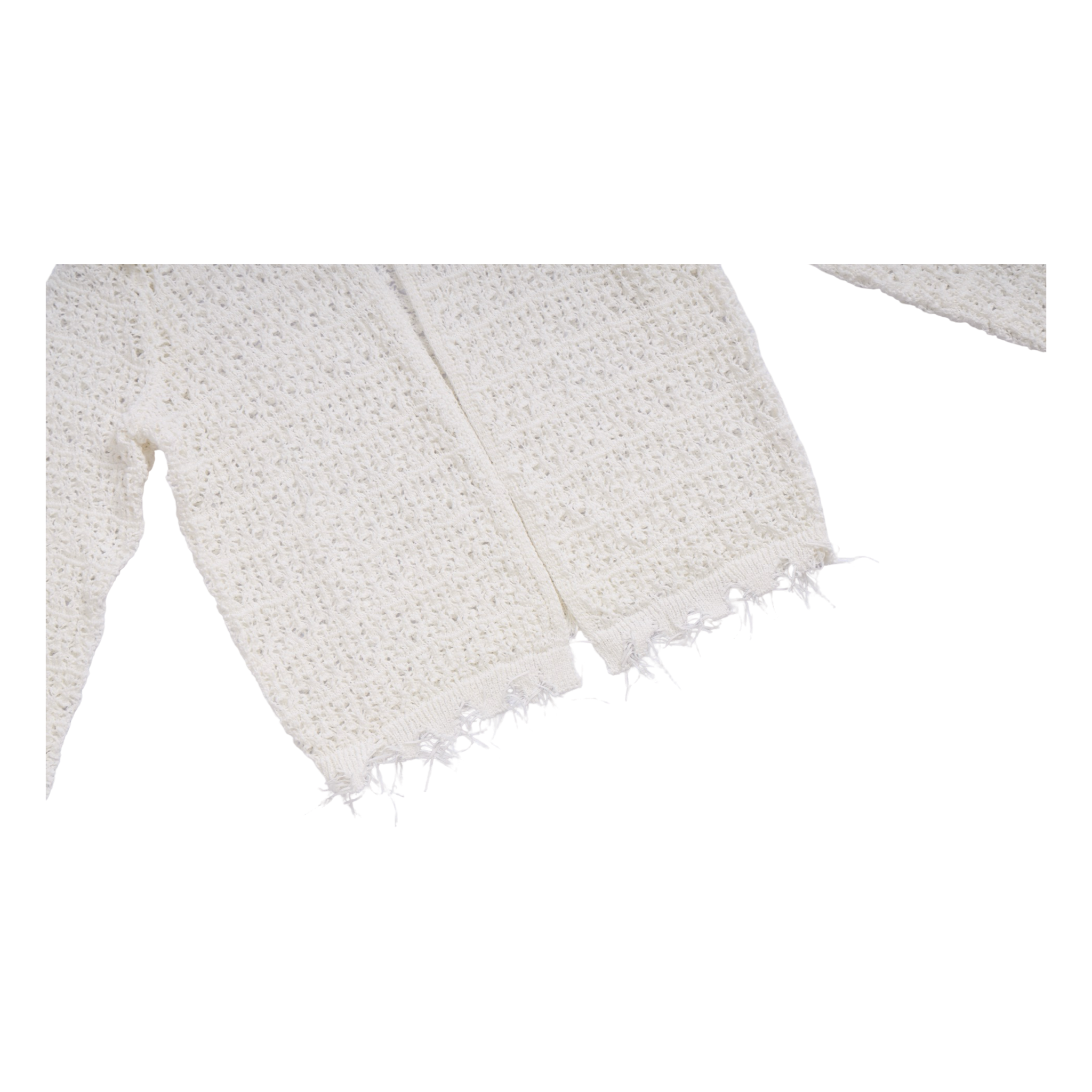 Lace Petal Collar Shirt – White