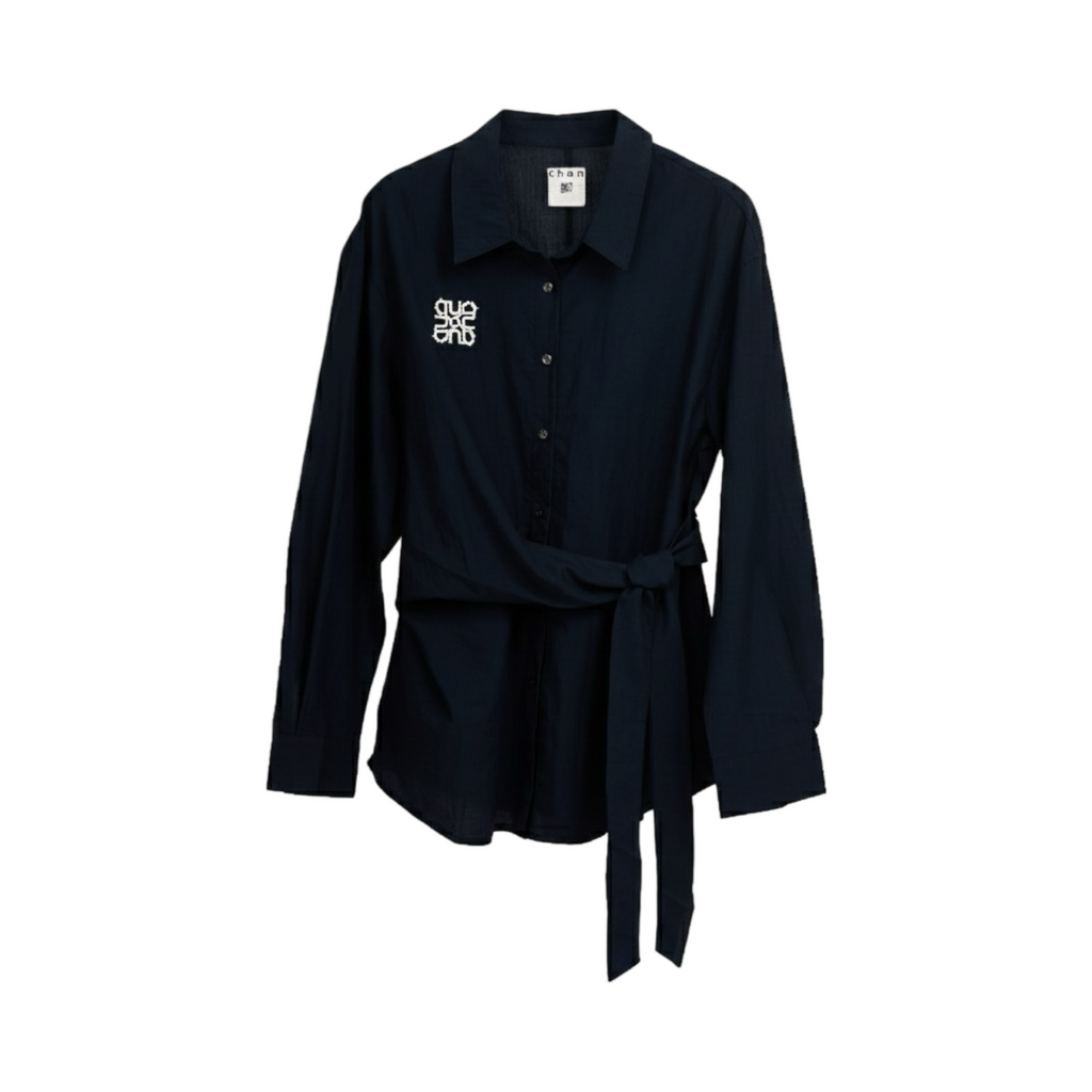 Wrap Shirt – Navy