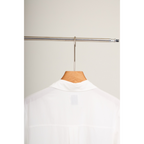 Ruffle Hem Shirt – White