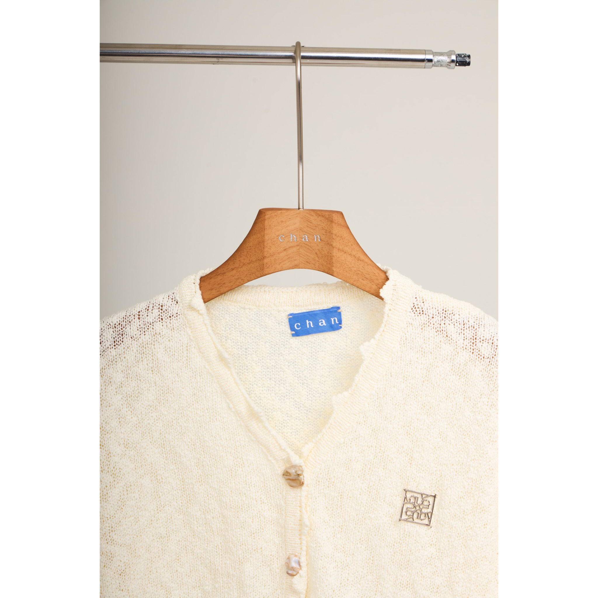 Knit Tie-Waist Cardigan – Ivory