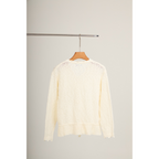 Knit Tie-Waist Cardigan – Ivory