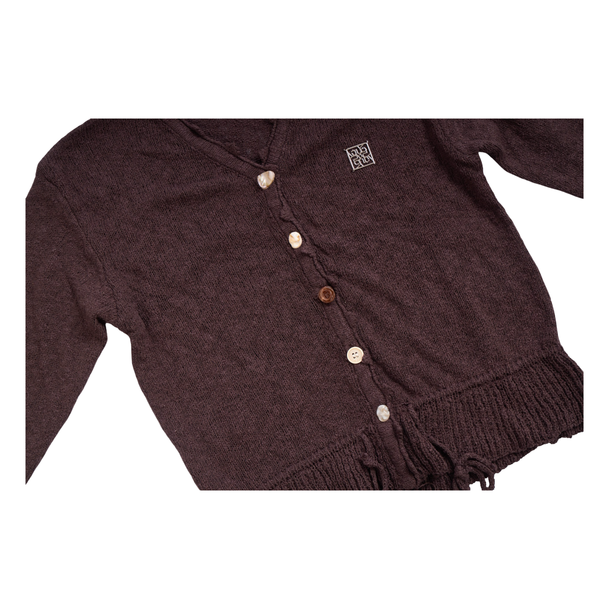 Knit Tie-Waist Cardigan – Choco