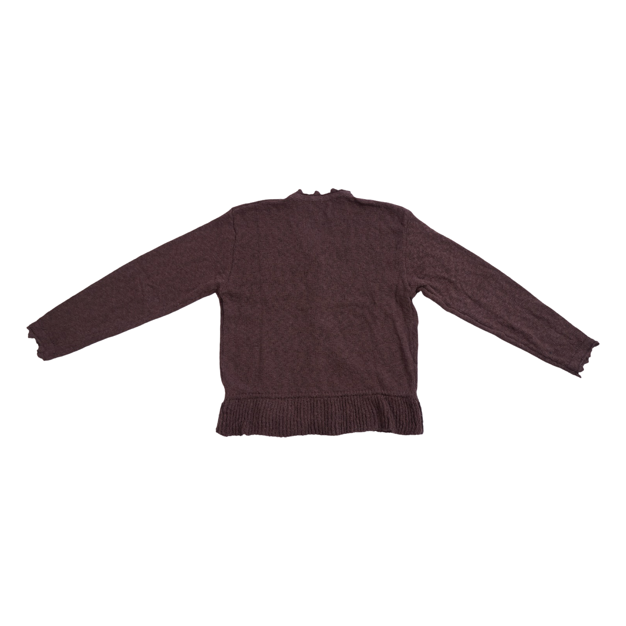 Knit Tie-Waist Cardigan – Choco