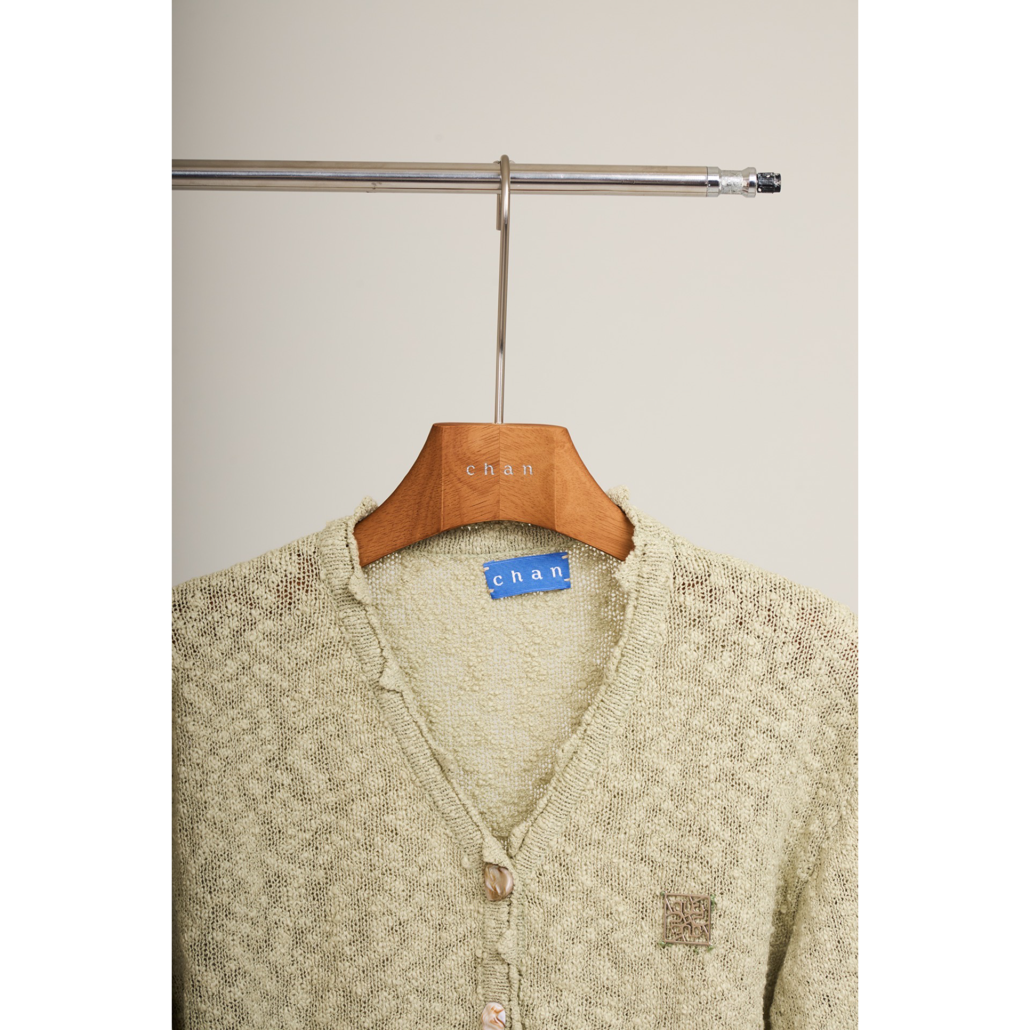 Knit Tie-Waist Cardigan – Green