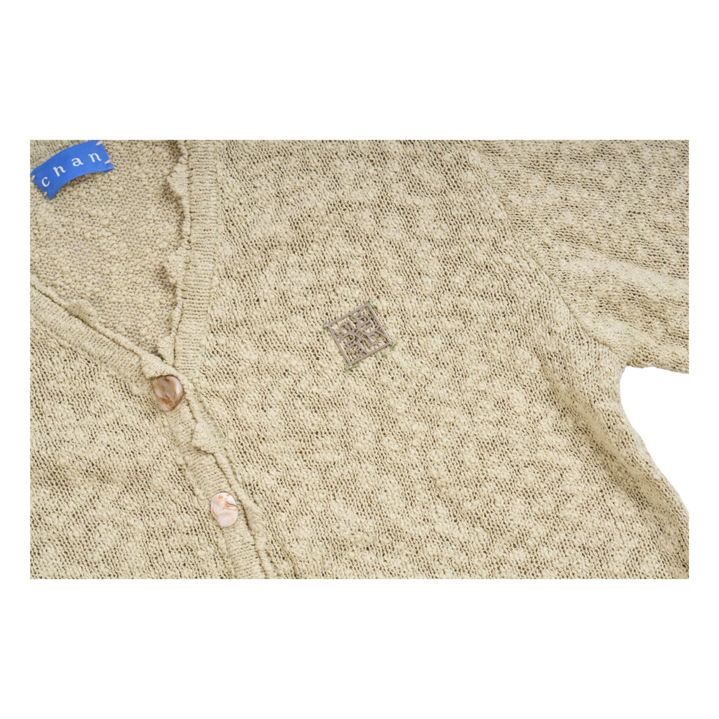 Knit Tie-Waist Cardigan – Green