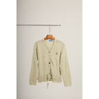 Knit Tie-Waist Cardigan – Green