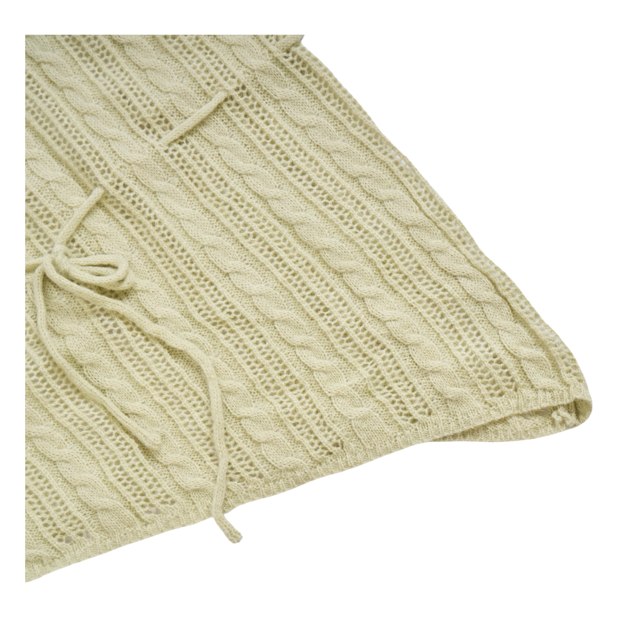 Asymmetric Knit Top – Olive