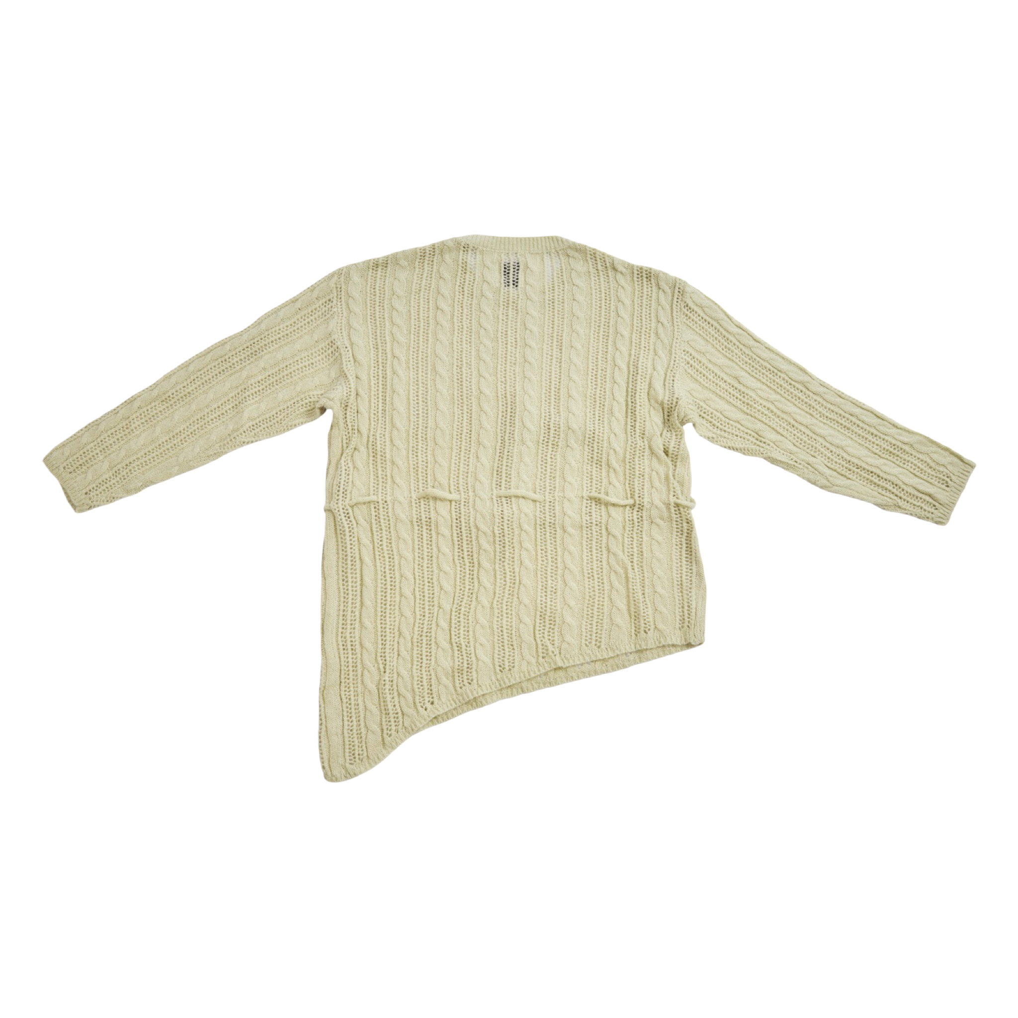 Asymmetric Knit Top – Olive