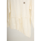 Asymmetric Knit Top – Beige