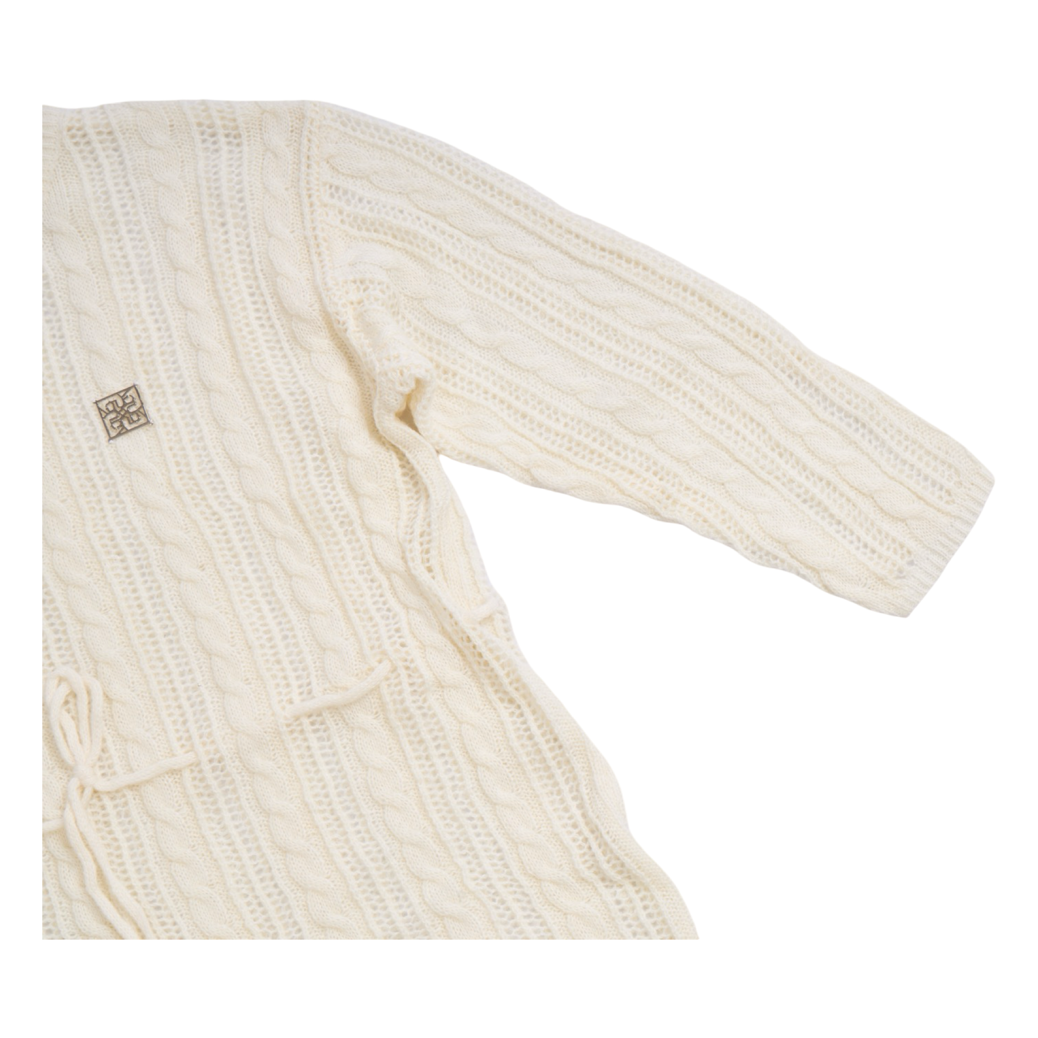 Asymmetric Knit Top – Beige