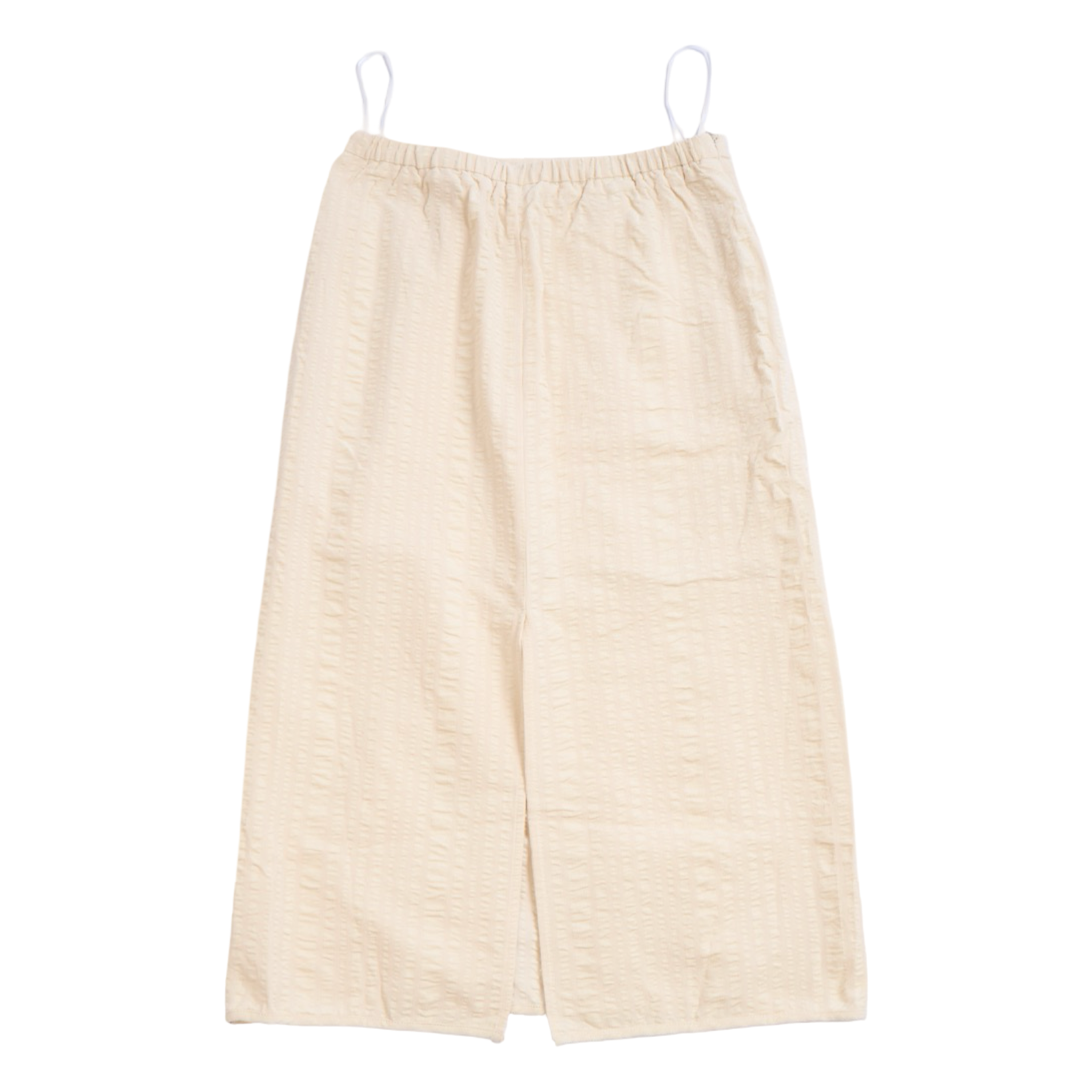 Ruched Midi Skirt – Beige