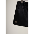 Leather-Look Mini Skort – Black