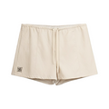 Leather-Look Mini Skort – White