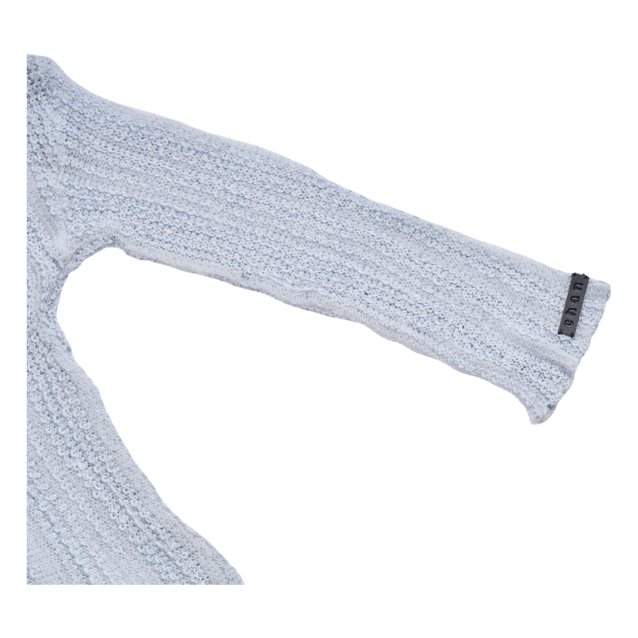 Textured Knit Top – Blue