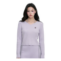 Drawstring Knit Top – Purple