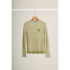 Ribbed Knit Cardigan – Forest Green